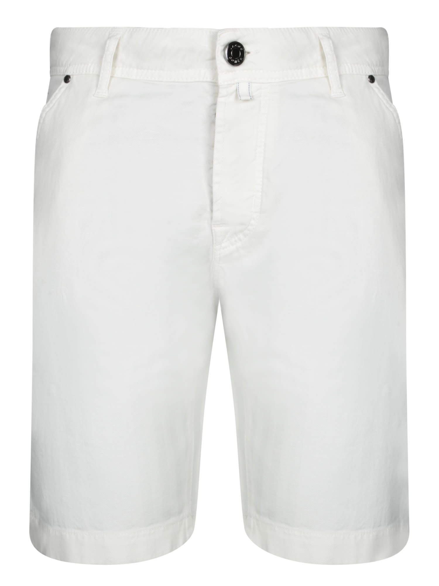 JACOB COHEN CREAM BERMUDA SHORTS