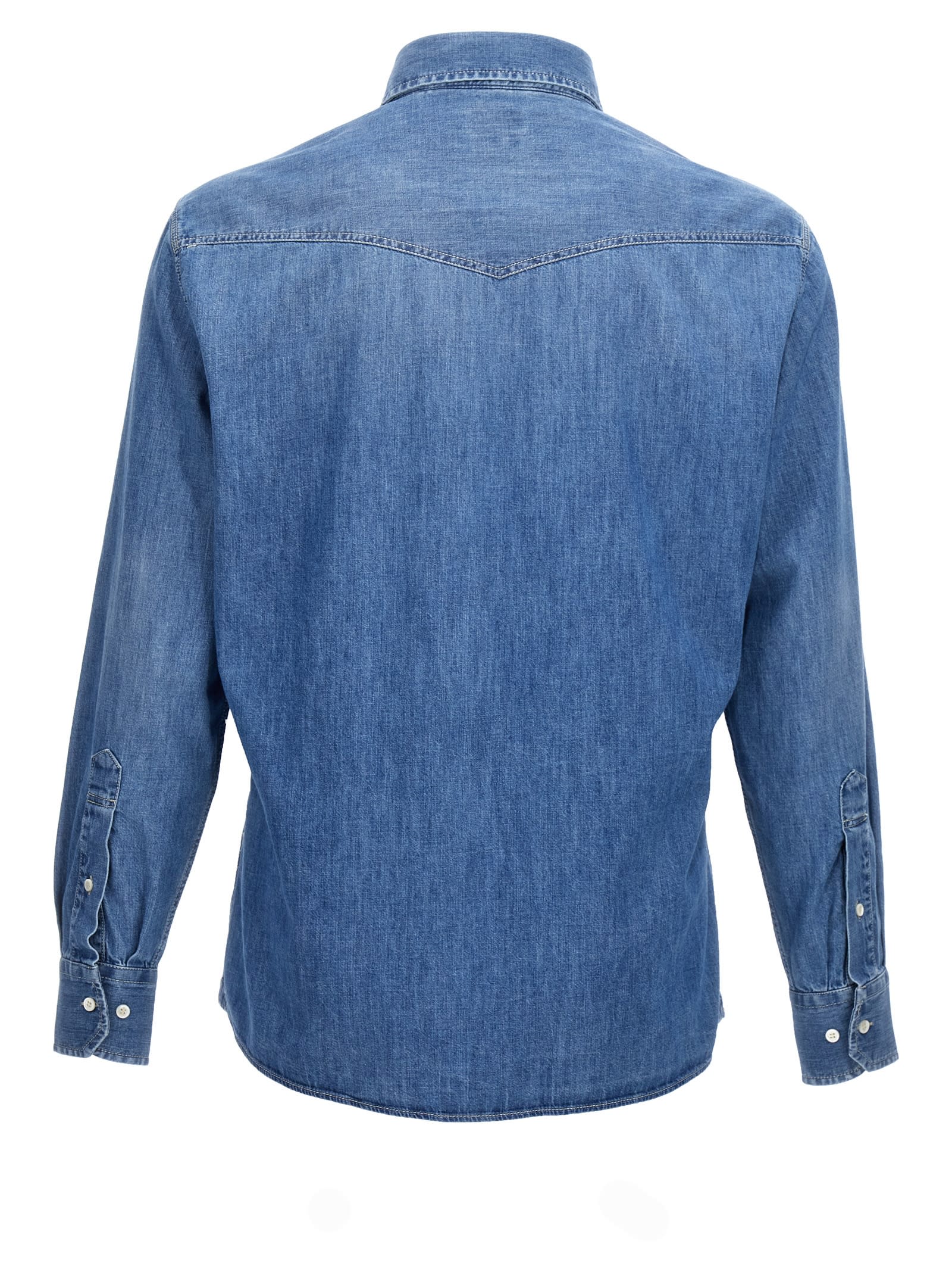 BRUNELLO CUCINELLI DENIM SHIRT 