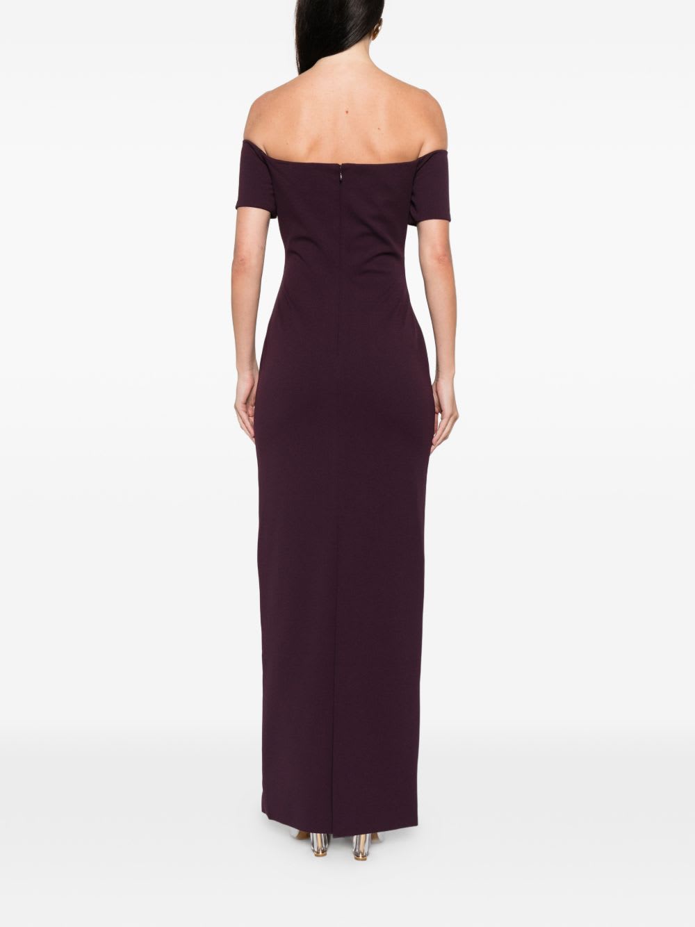 Solace London Nile Maxi Dress In Purple