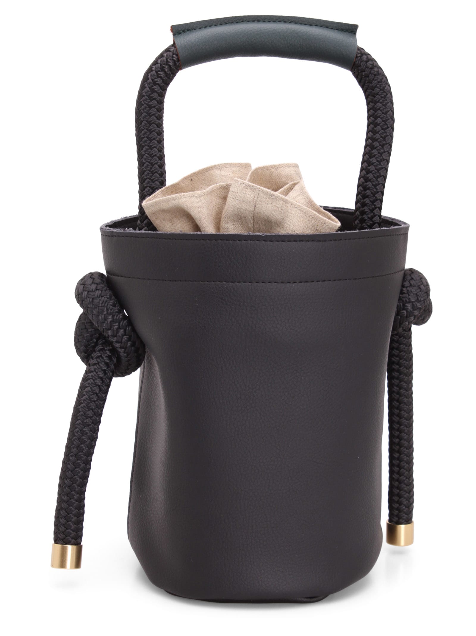 Zucca Recycled Leather Bucket Bag