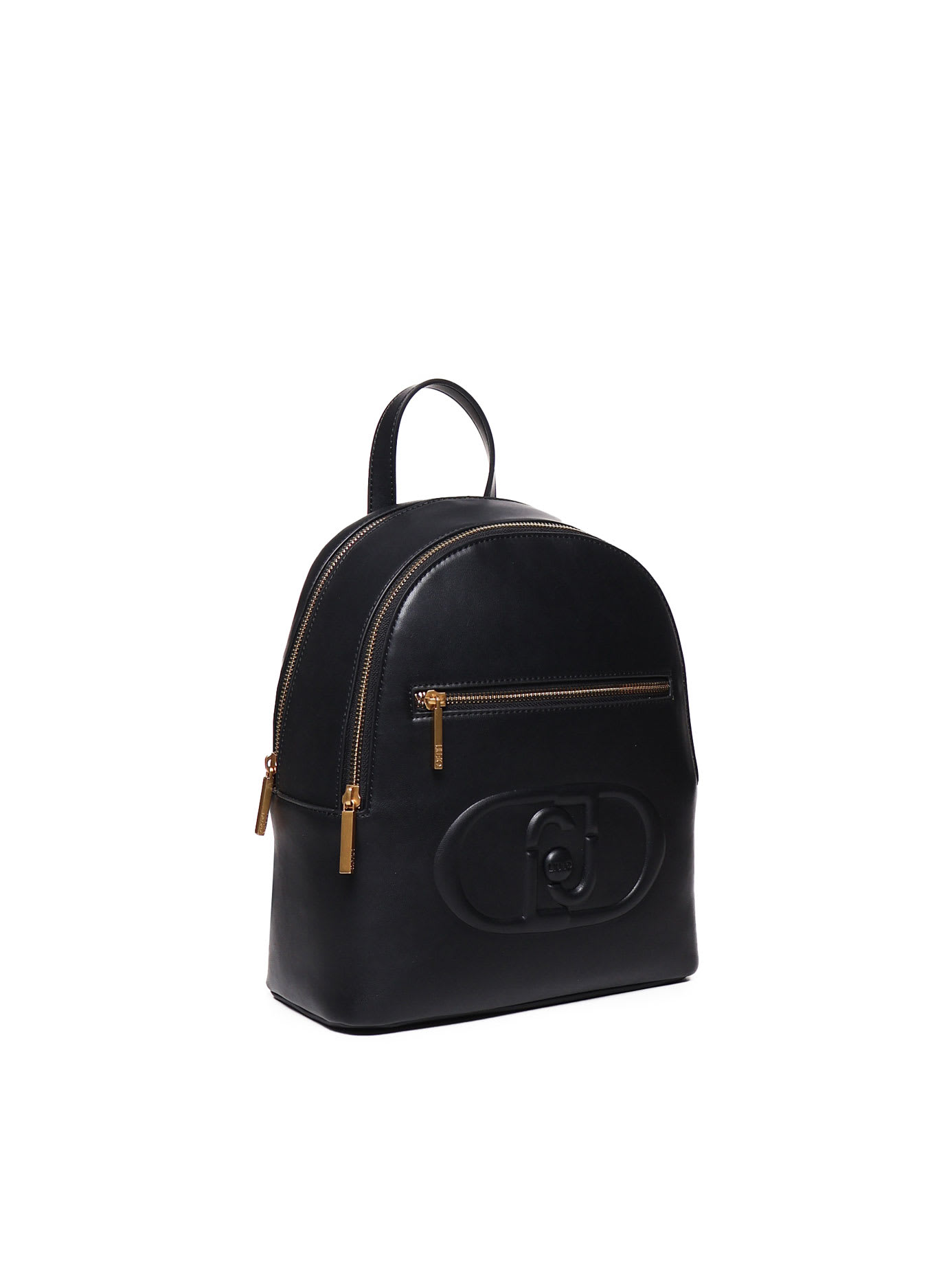 Shop Liu •jo Ecoleather Backpack In Black