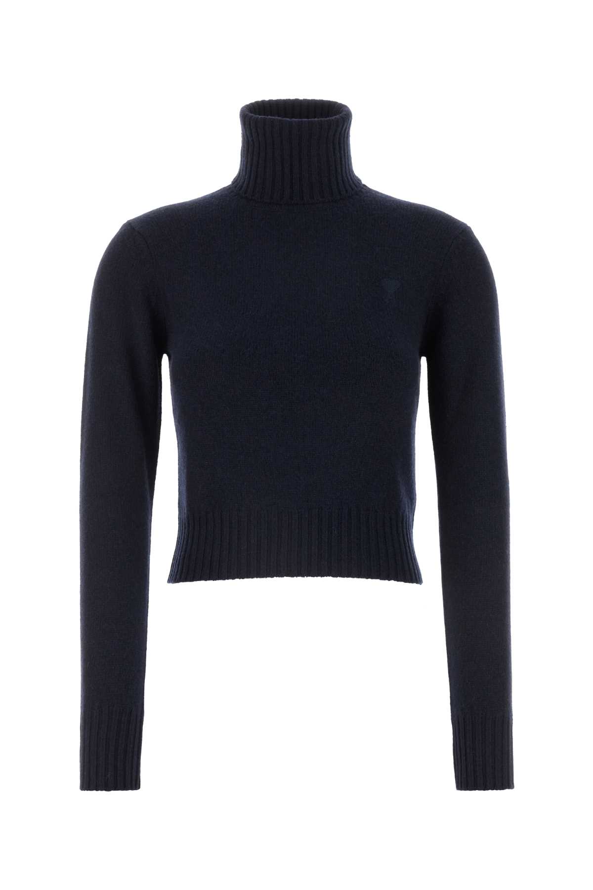 Navy Blue Cashmere Blend Sweater