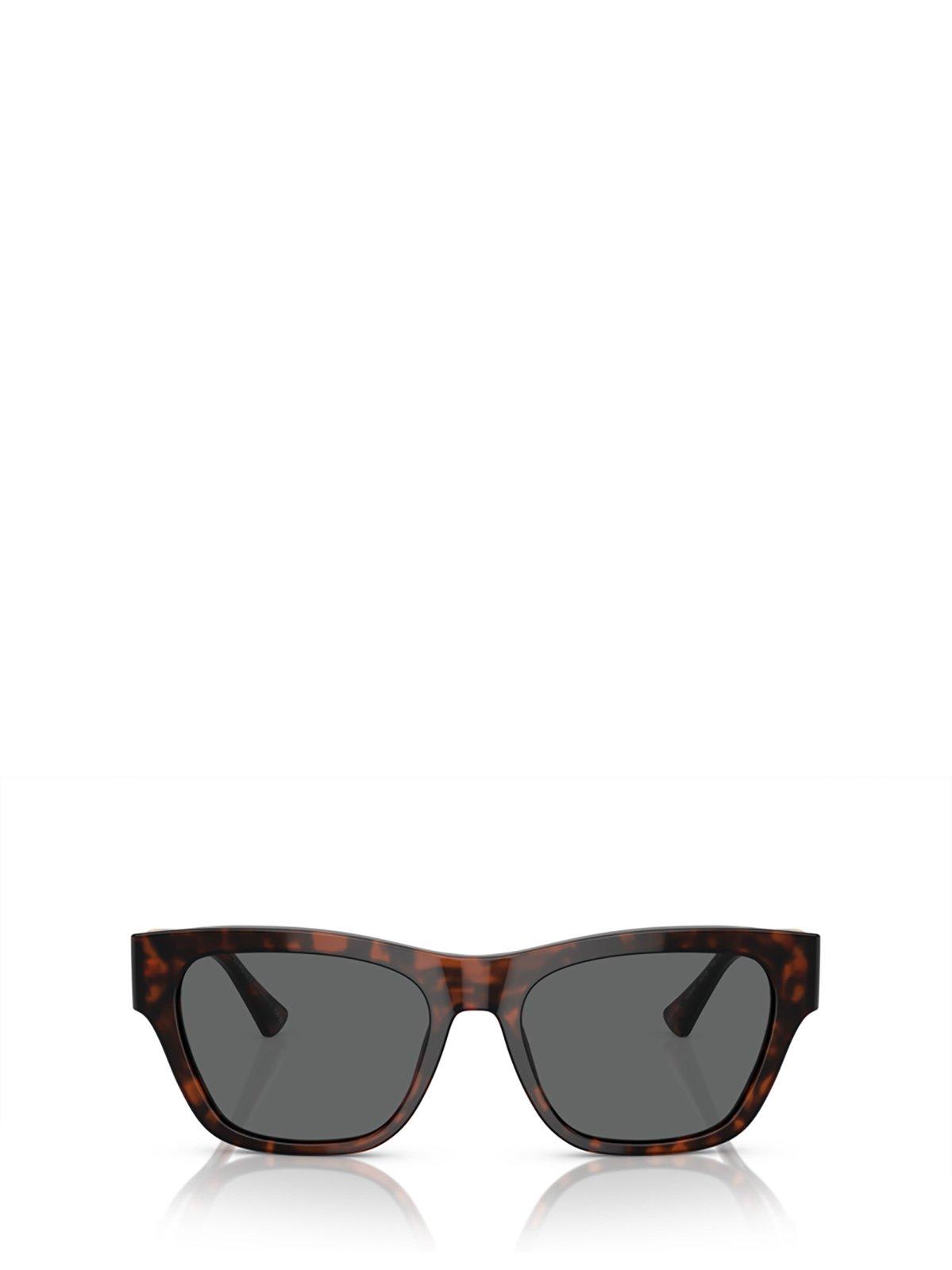 Shop Versace Square Frame Sunglasses In 542987