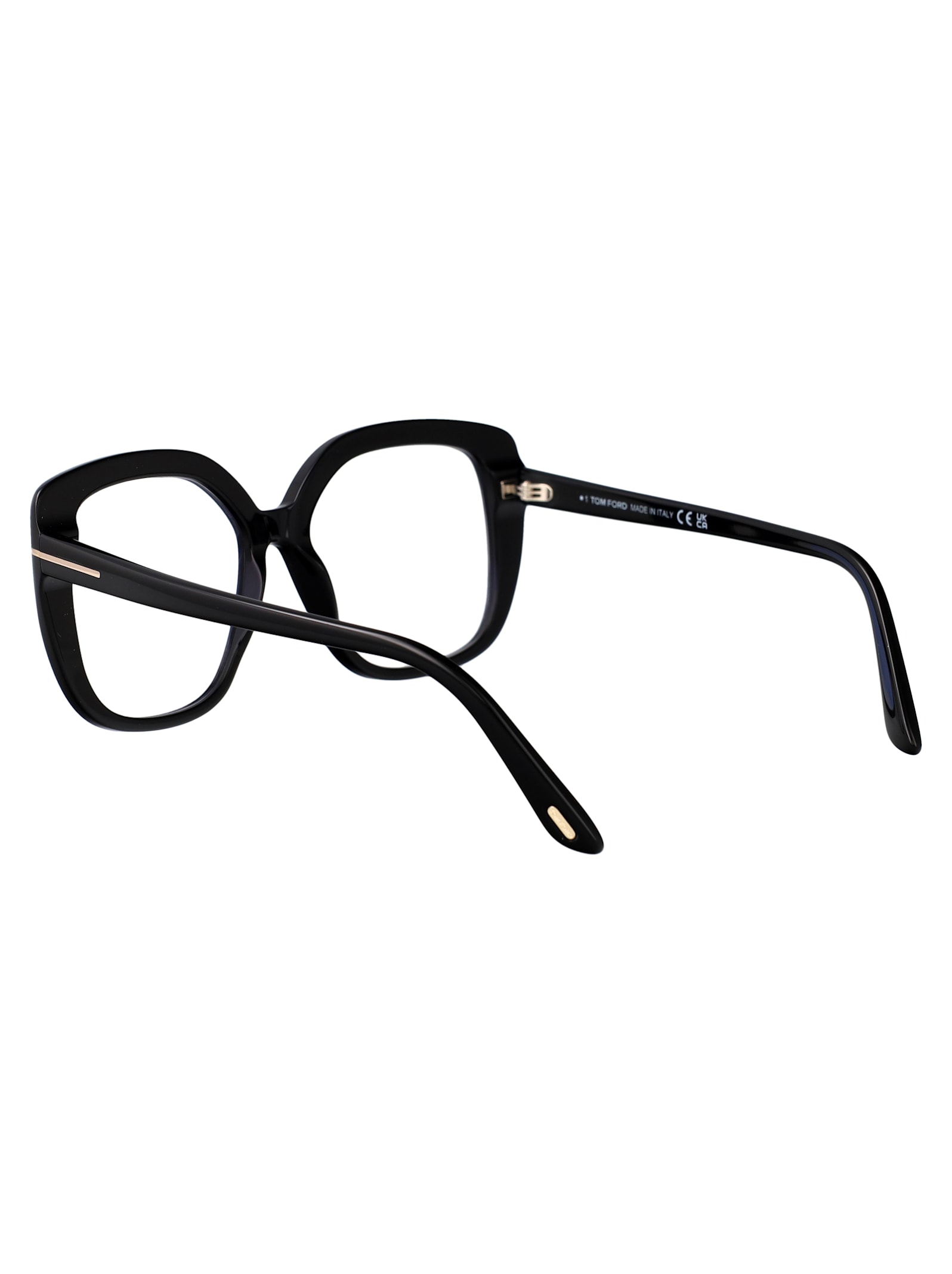 Shop Tom Ford Ft6043-b Glasses In Nero Lucido