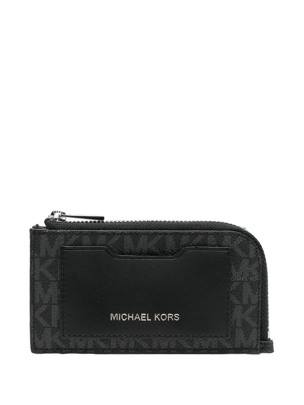 Michael Kors Men's Mason Cross Grain Leather Card Case