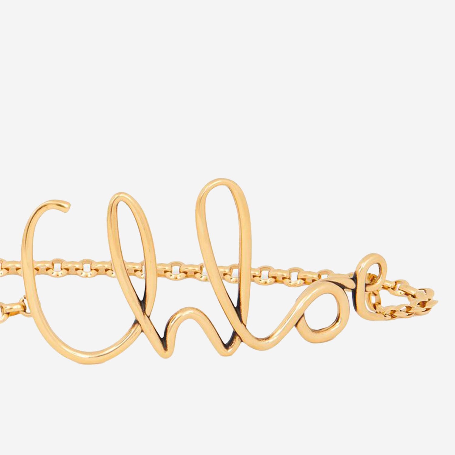 Chloé Gold Chain Belt In Golden