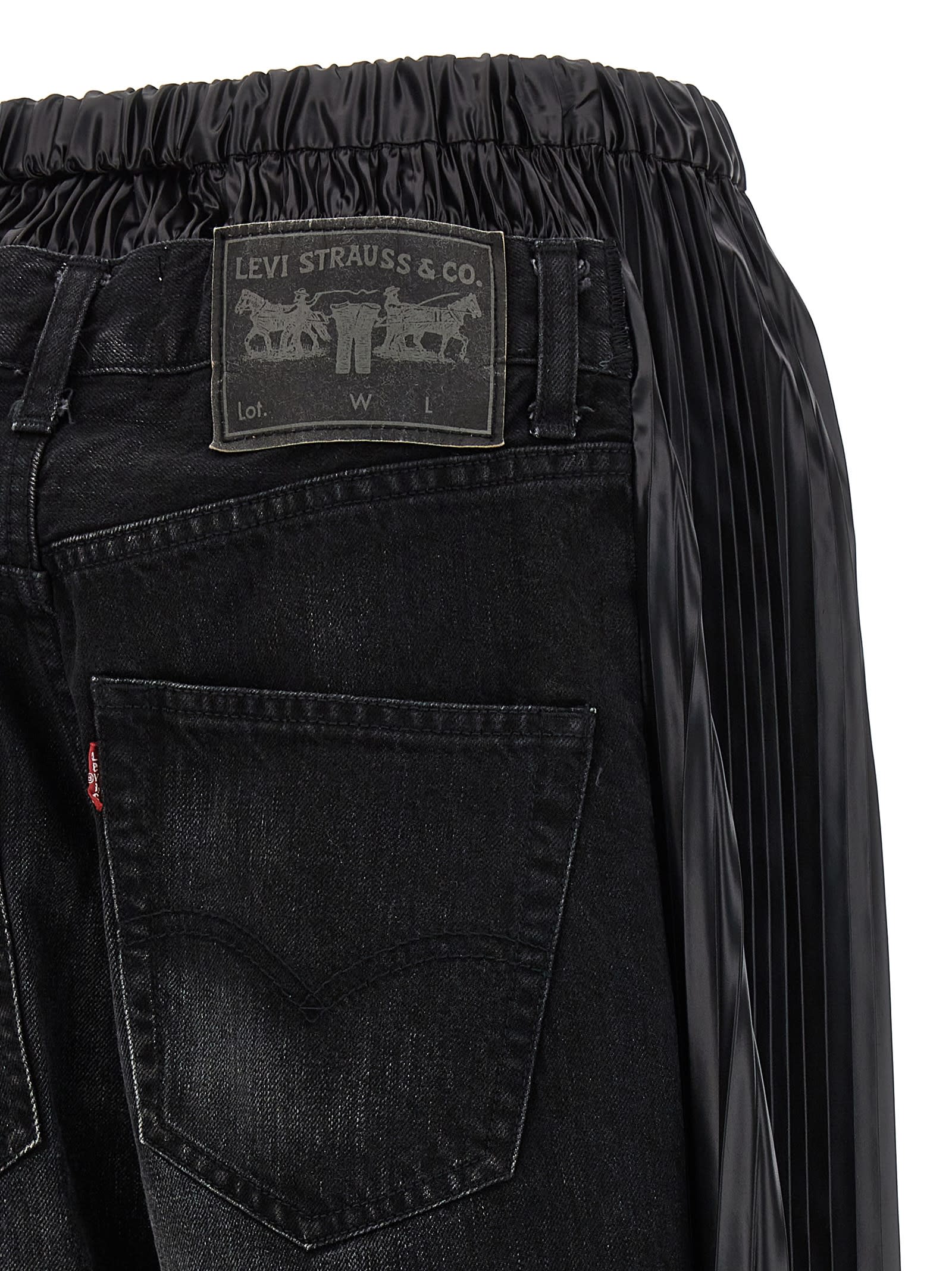 Shop Junya Watanabe Jeans  Capsule Levis In Black