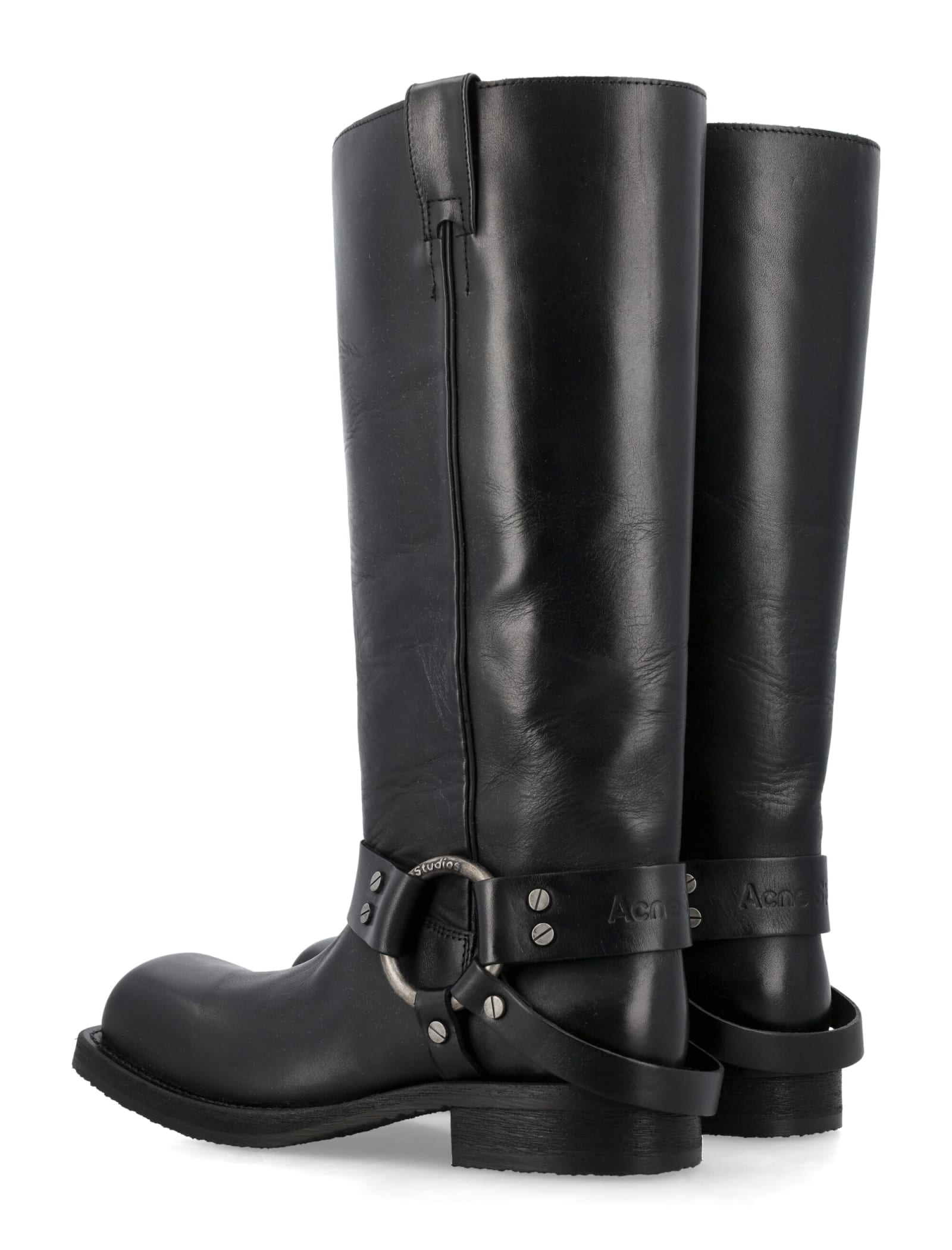 Shop Acne Studios Balius Boots In Black