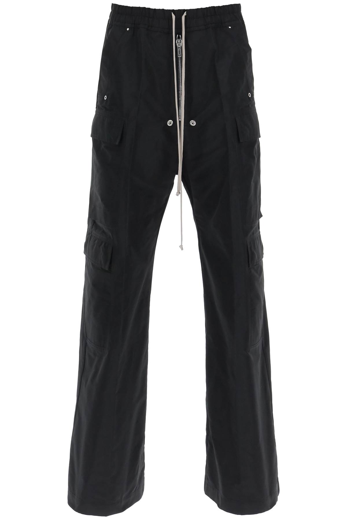 RICK OWENS CARGO PANTS IN FAILLE