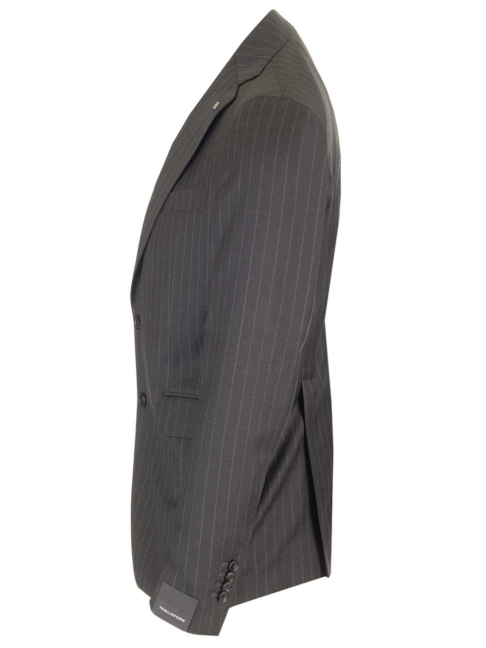 Shop Tagliatore Vesuvio Suit In Grey