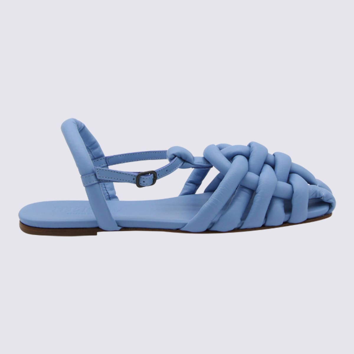 Blue Leather Cabersa Sandals