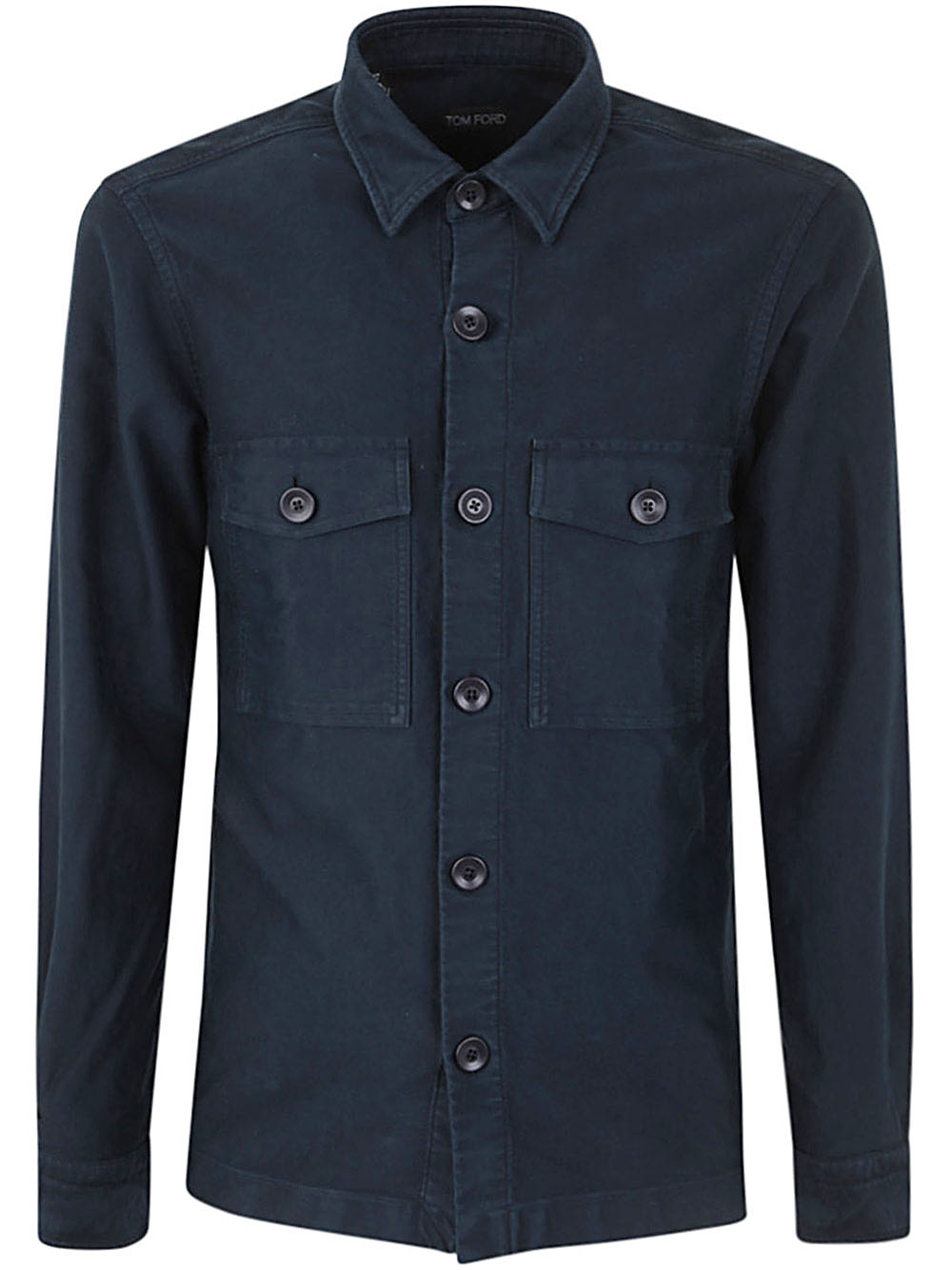 Shop Tom Ford Casual Shirt In Midnight Blue