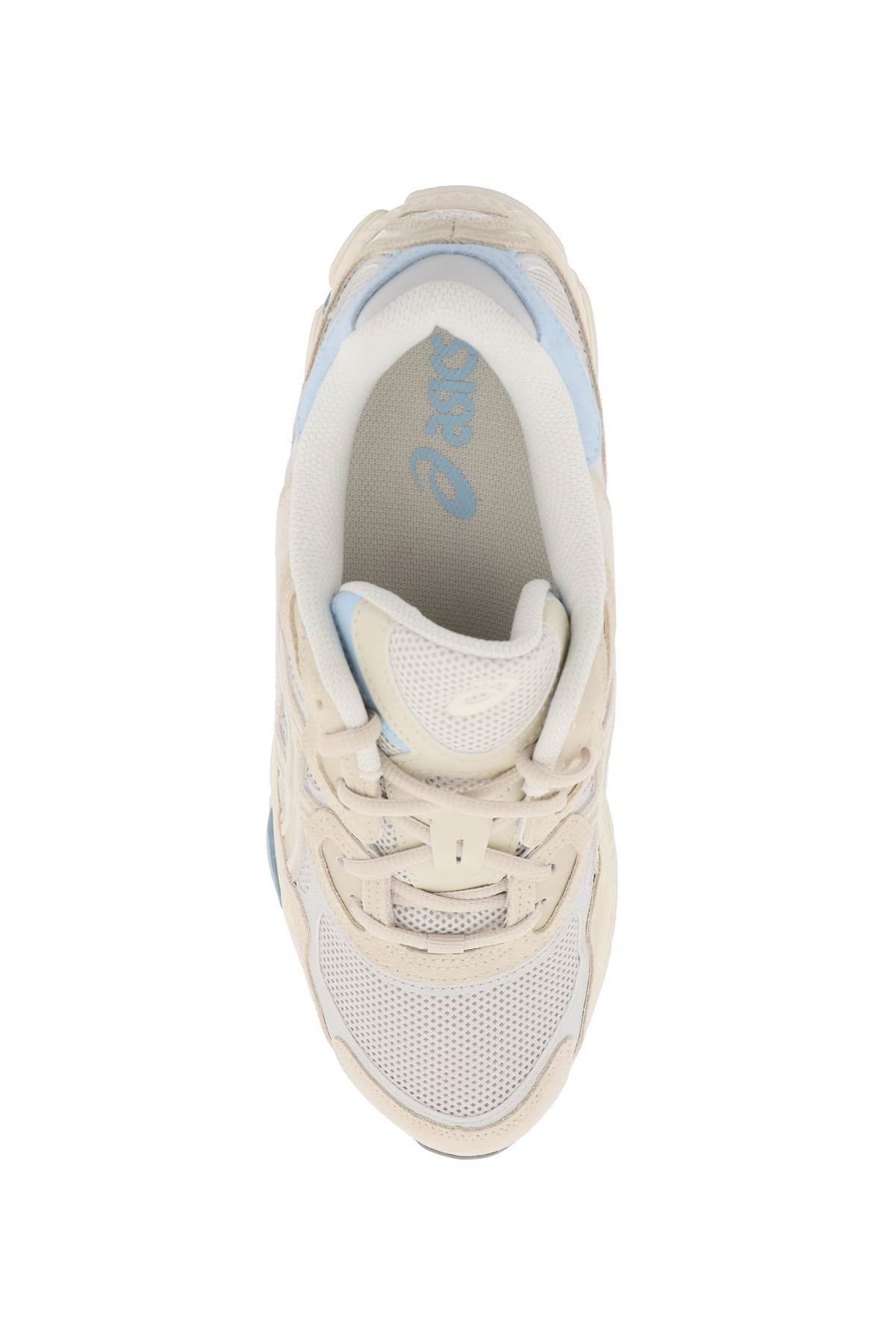 Shop Asics Gel-nyc Sneakers In Smoke Grey Smoke Grey (beige)