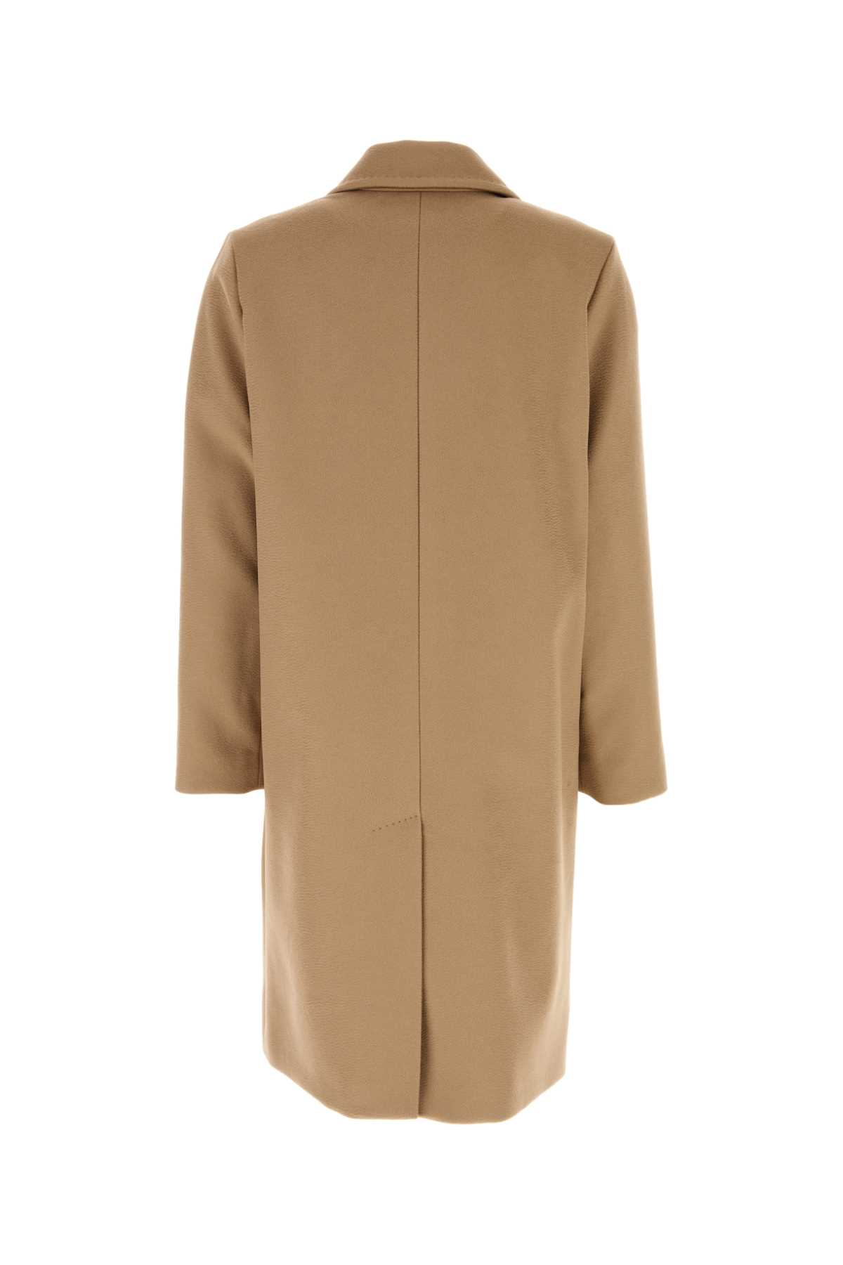 Weekend Max Mara Wool Coats In Classic Style In Brown
