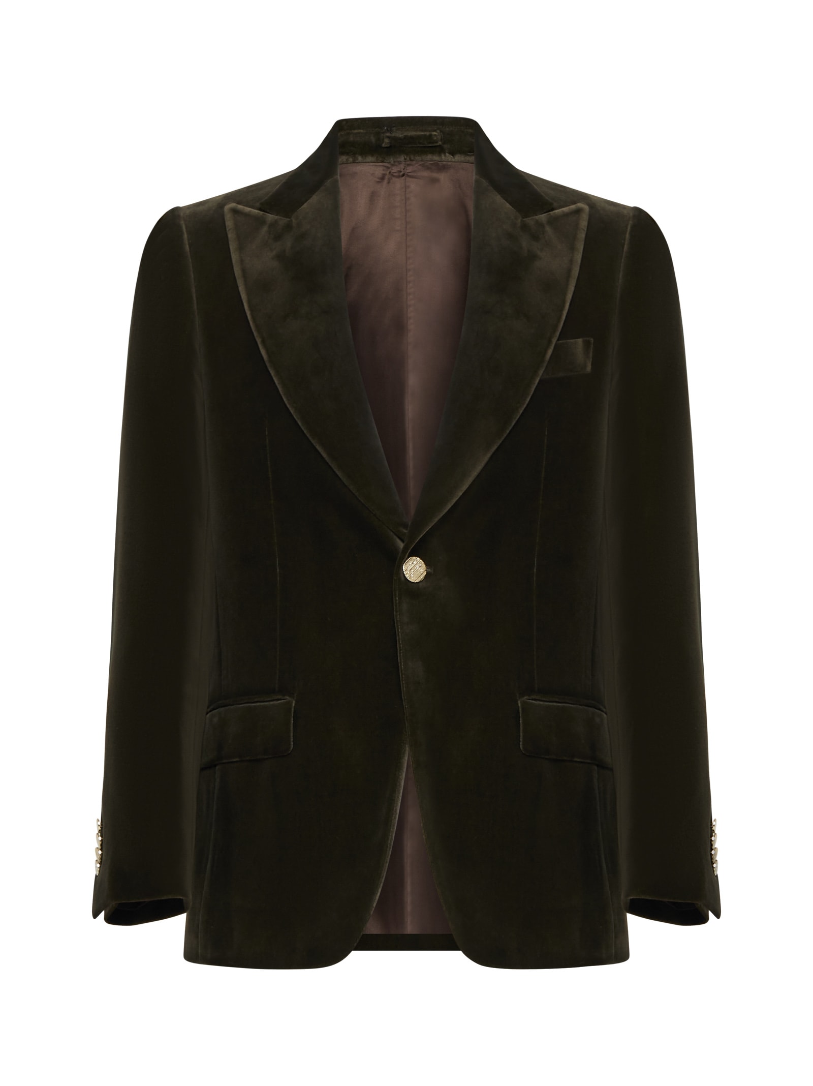 Shop Lardini Blazer In Green