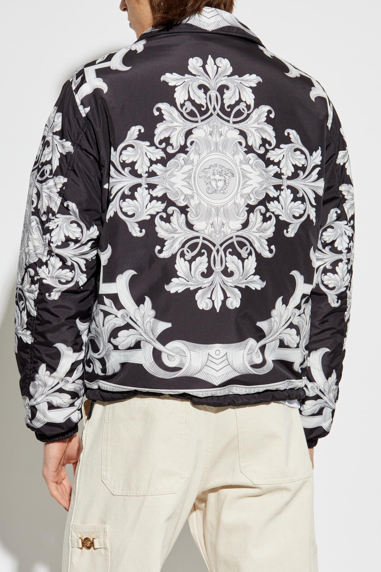 Versace Reversible Jacket In Multi