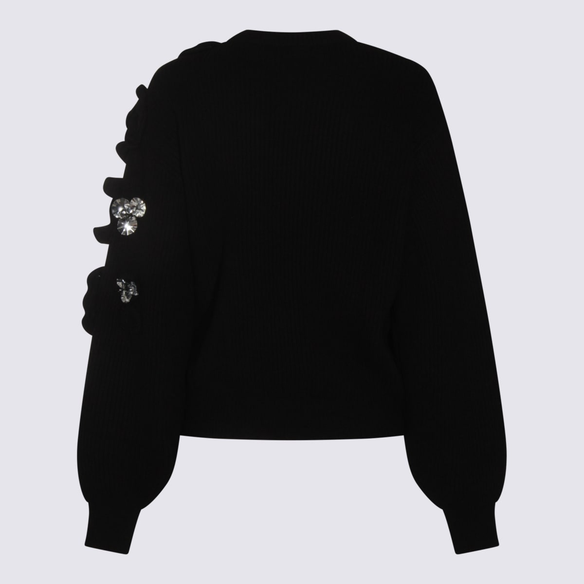 Blumarine Sweaters Blacks And Greys In Black