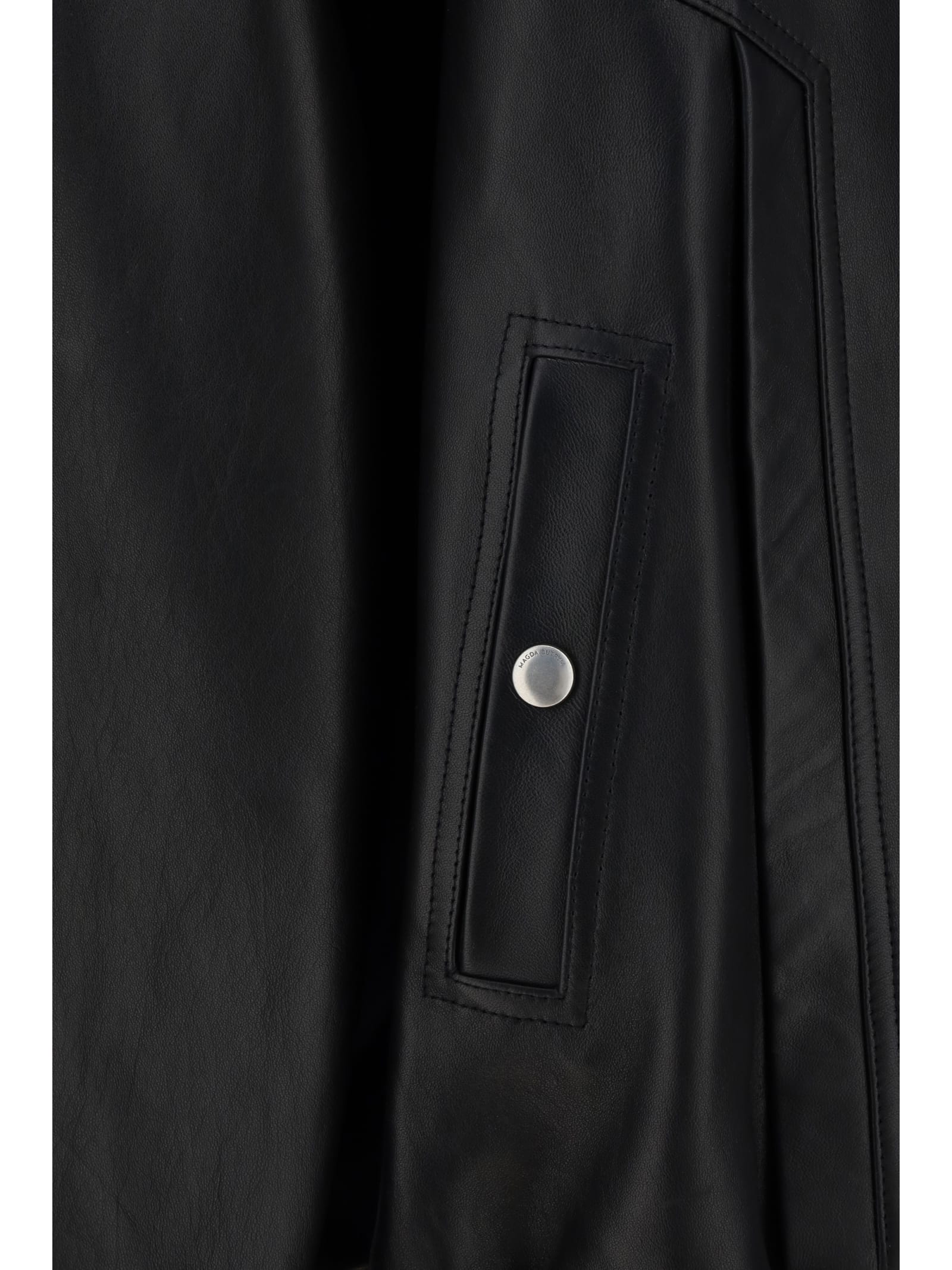 Shop Magda Butrym Bomber Jacket In Black