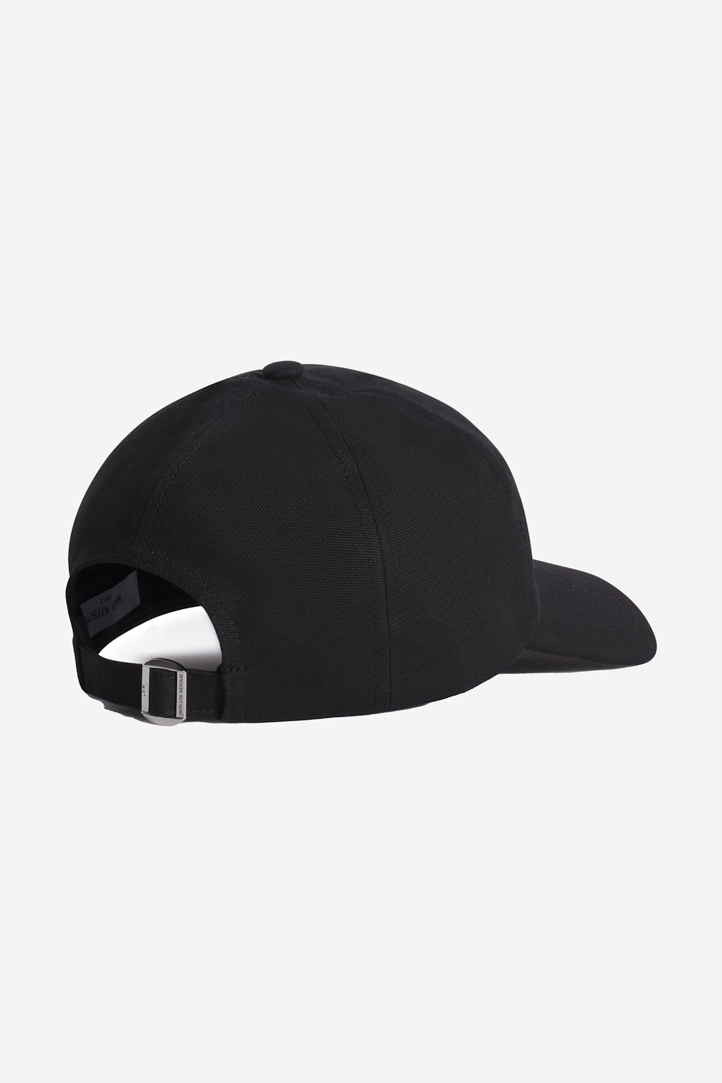 Maison Kitsuné Baby Fox Embroidered Cap In Black
