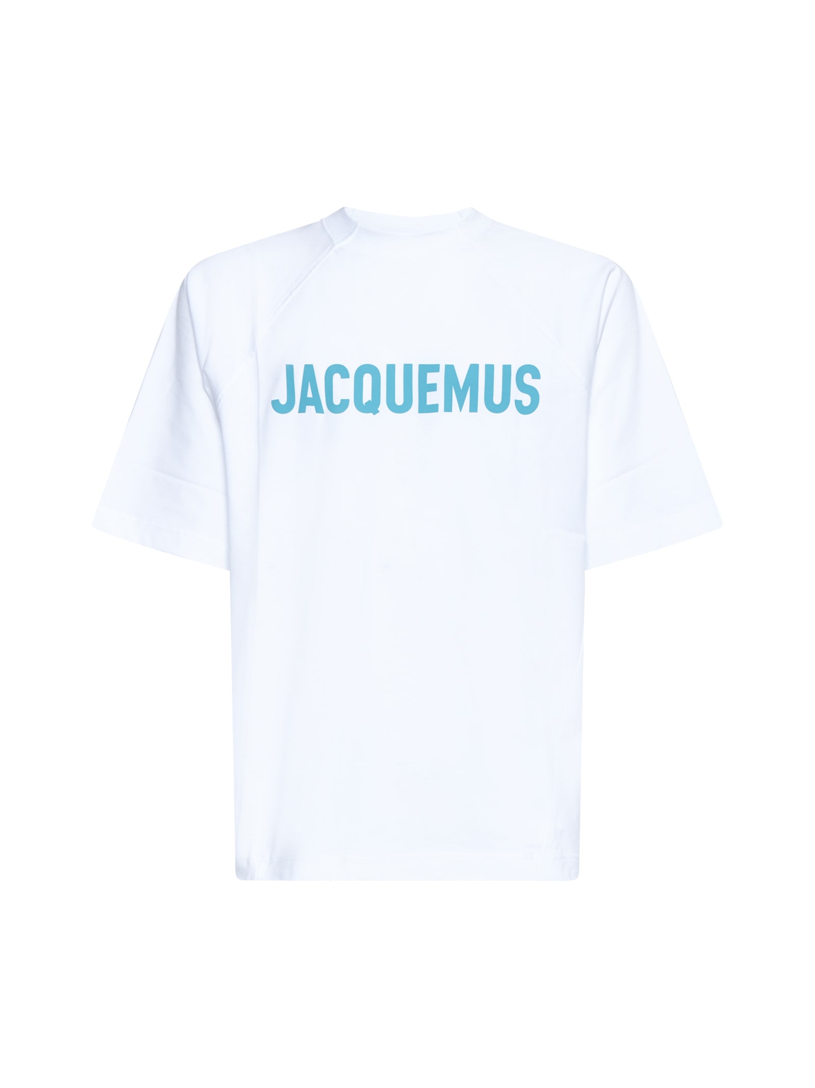 Shop Jacquemus T-shirt In White/blue