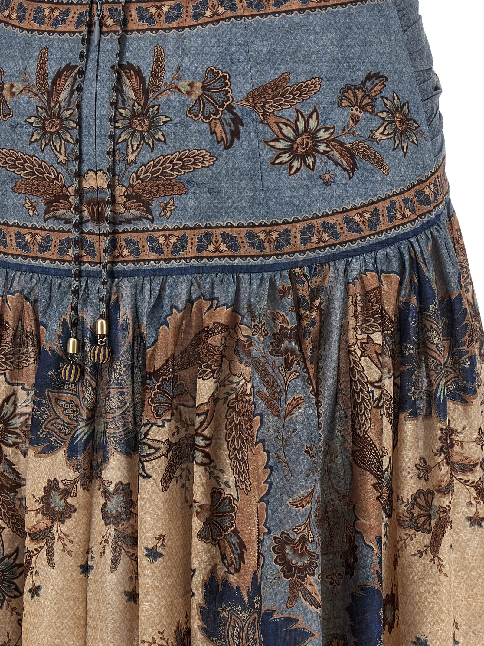 Zimmermann Ascension Plunge Halter Maxi In Multi