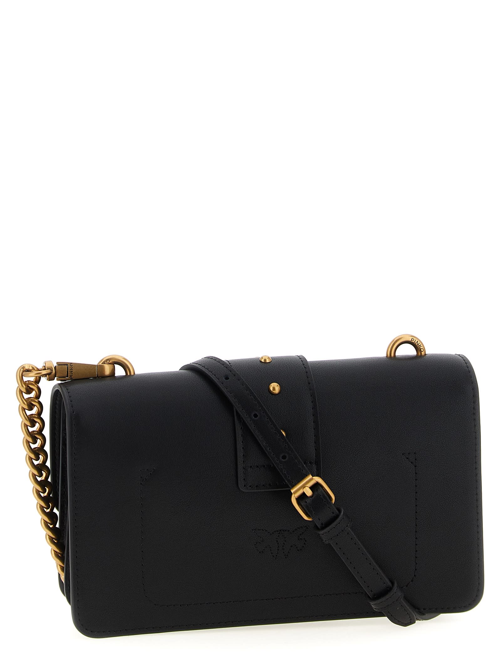 Pinko Love One Classic Crossbody Bag In Black