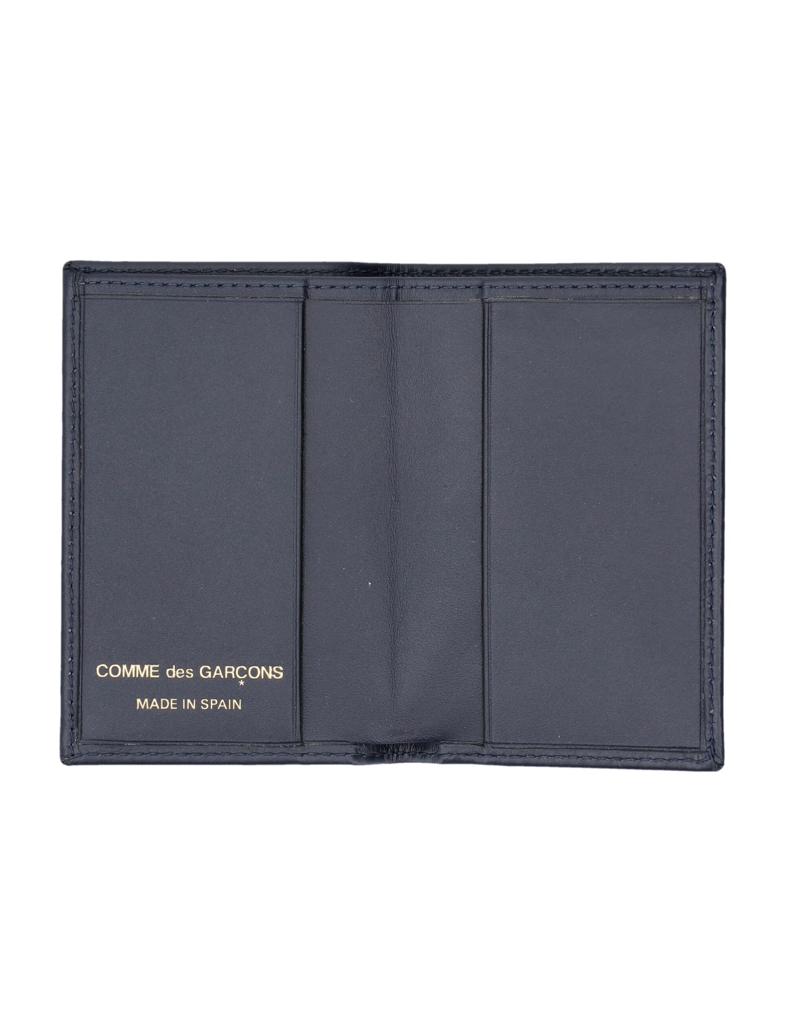 Shop Comme Des Garçons Classic Bifold Wallet In Navy