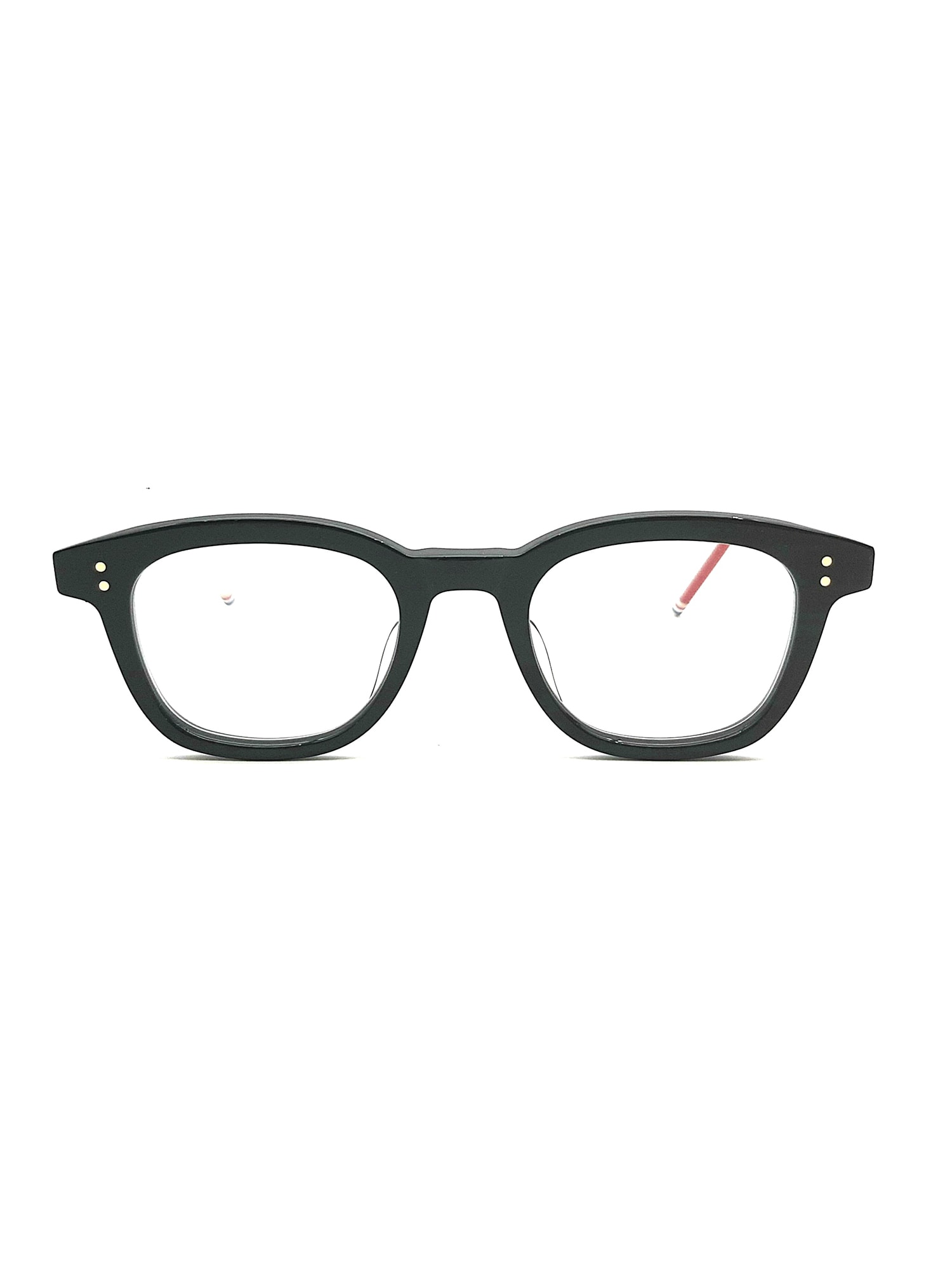 Shop Thom Browne Ueo921a/g0002 Eyewear In Navy With Red And Whi