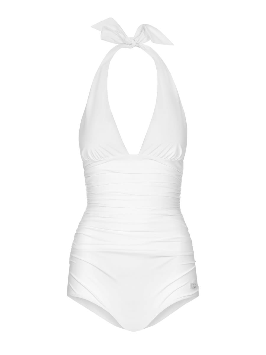 Low-cut One-piece Swimsuit