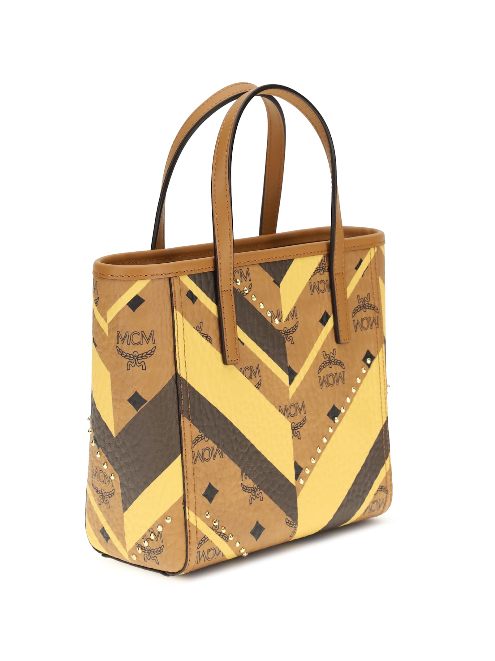 Mcm Toni Handbag In Multi