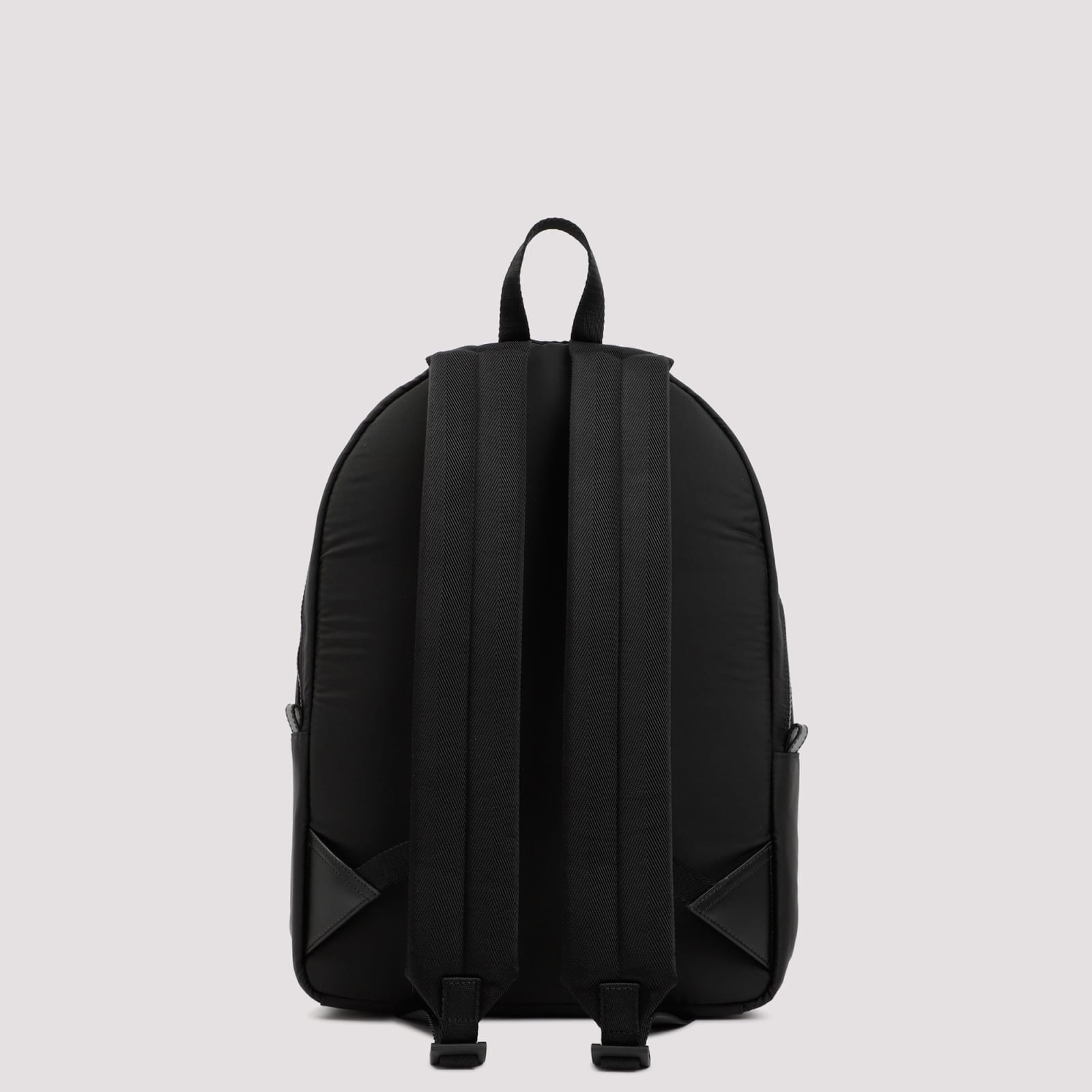 Shop Alexander Mcqueen Graffiti Metropolitan Printed Backpack In Black Off White