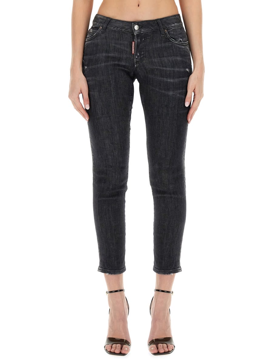 Shop Dsquared2 Jeans Jennifer In Black