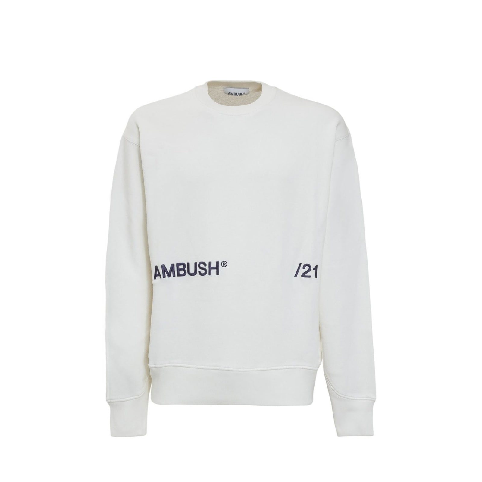 Shop Ambush Logo Sweartshirt In White