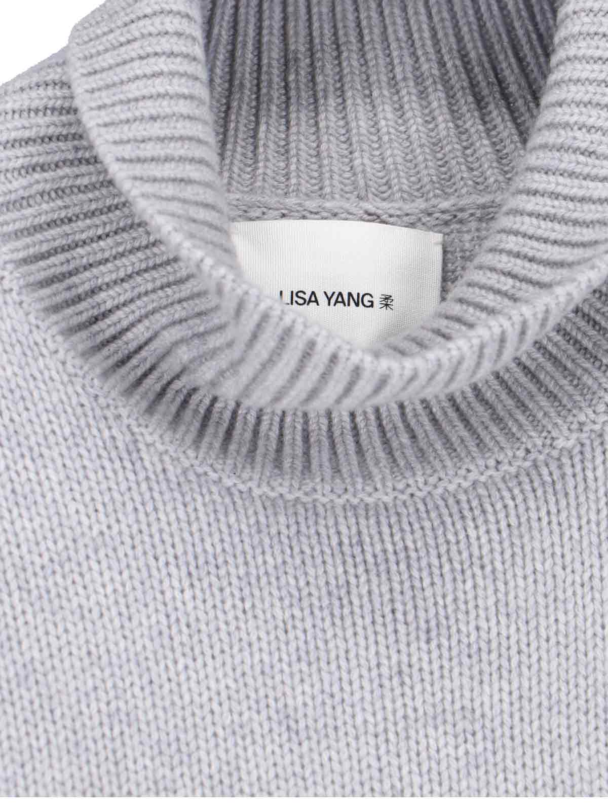 Lisa Yang Fleur Sweater In Gray