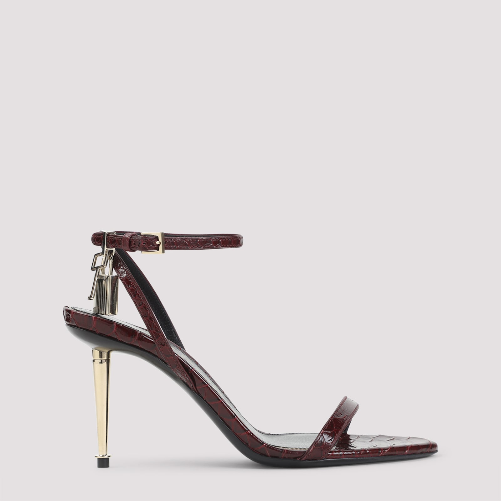 Tom Ford Semi Shiny Printed Python Sandals