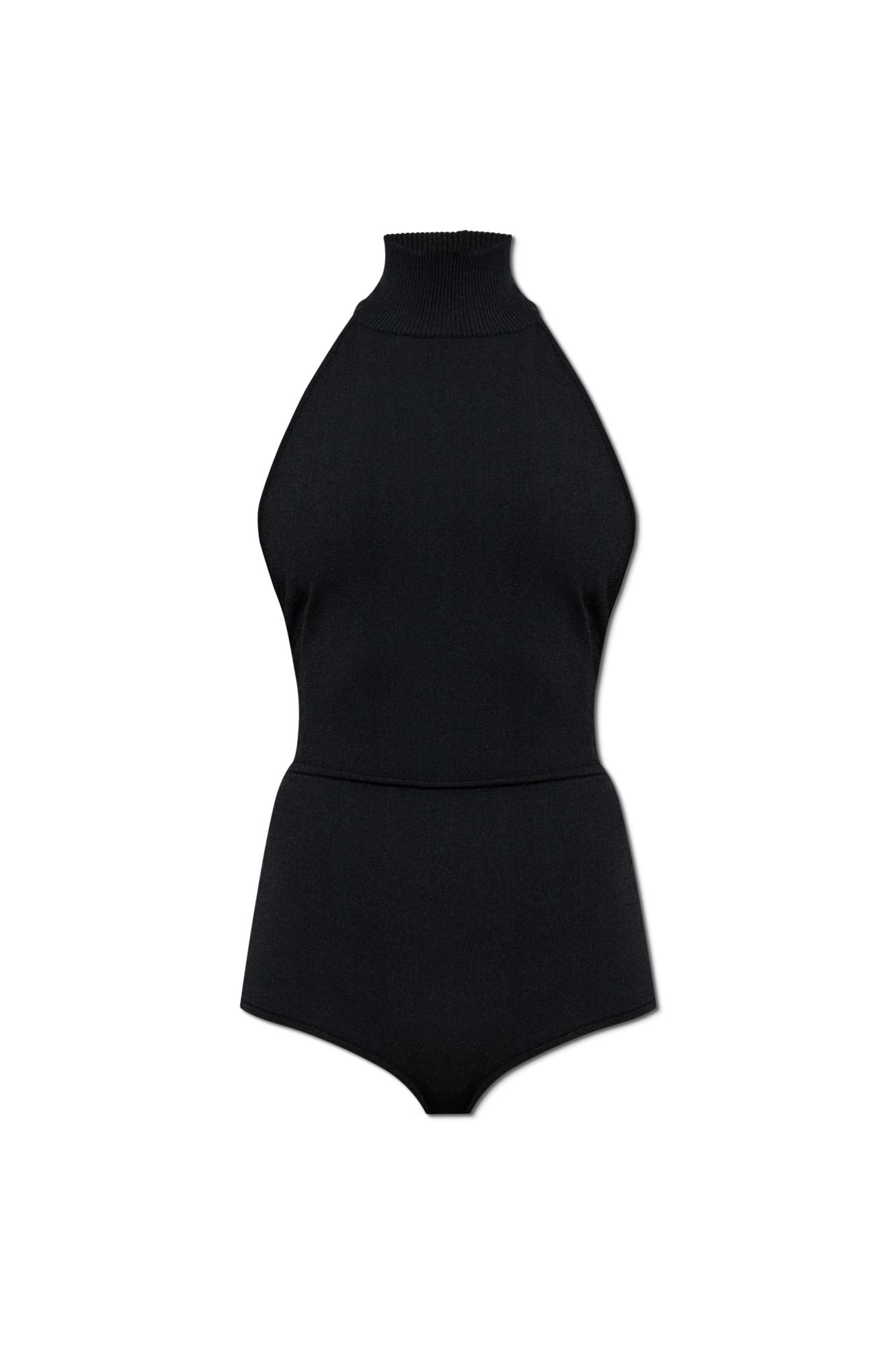 Max Mara Bodysuit Apogeo In Black