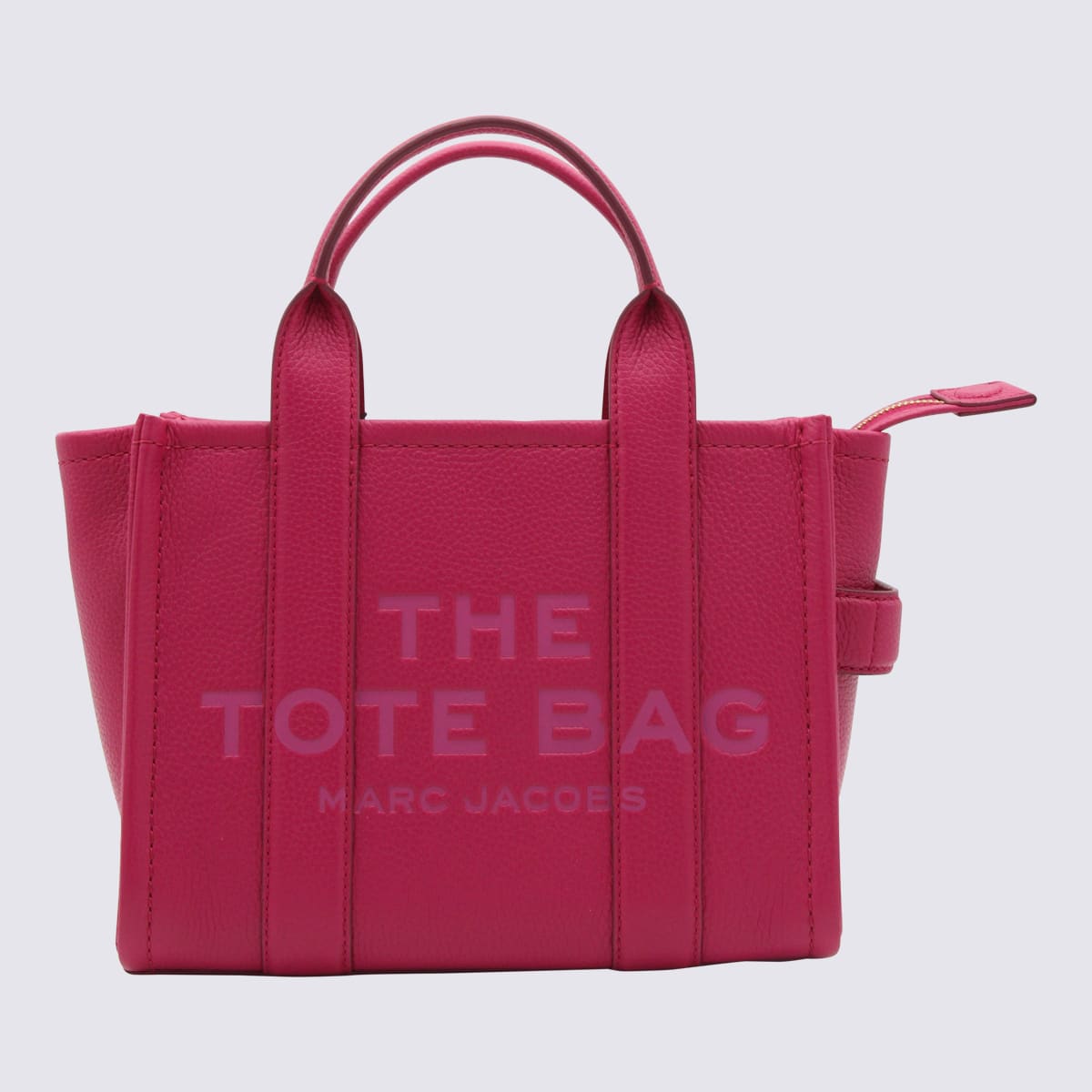 Marc Jacobs Lipstick Pink Leather The Mini Tote Bag
