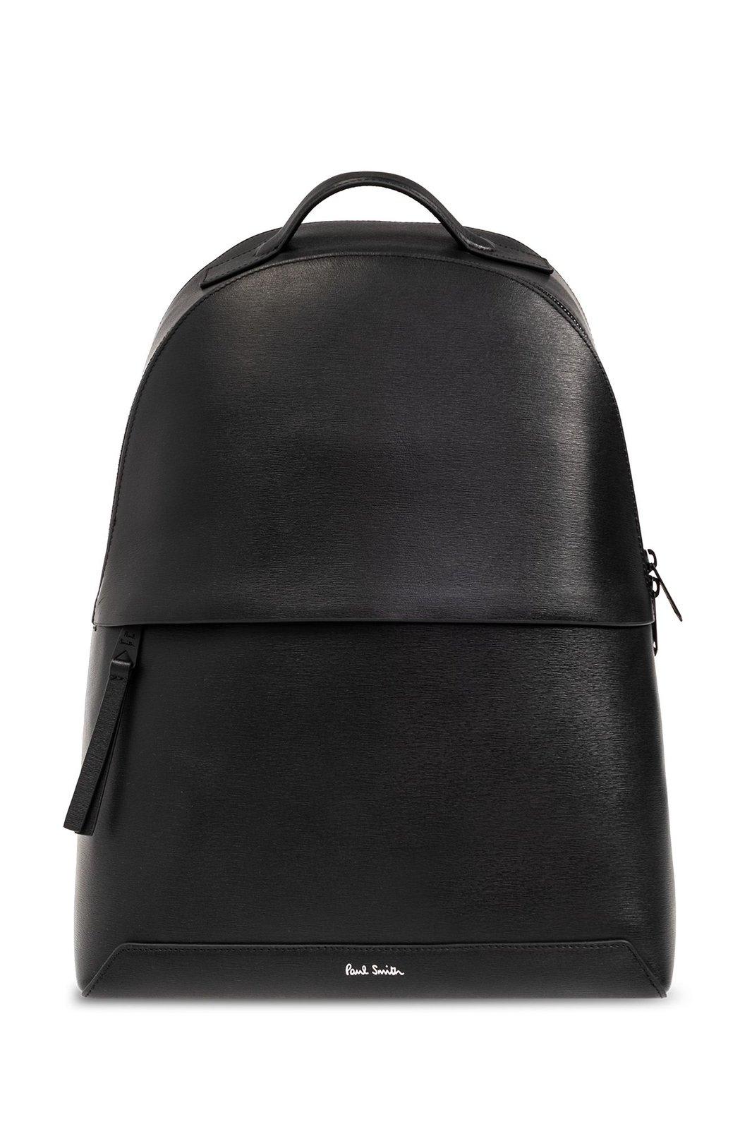 Shop Ps By Paul Smith Leather Backpack Backpack In Black
