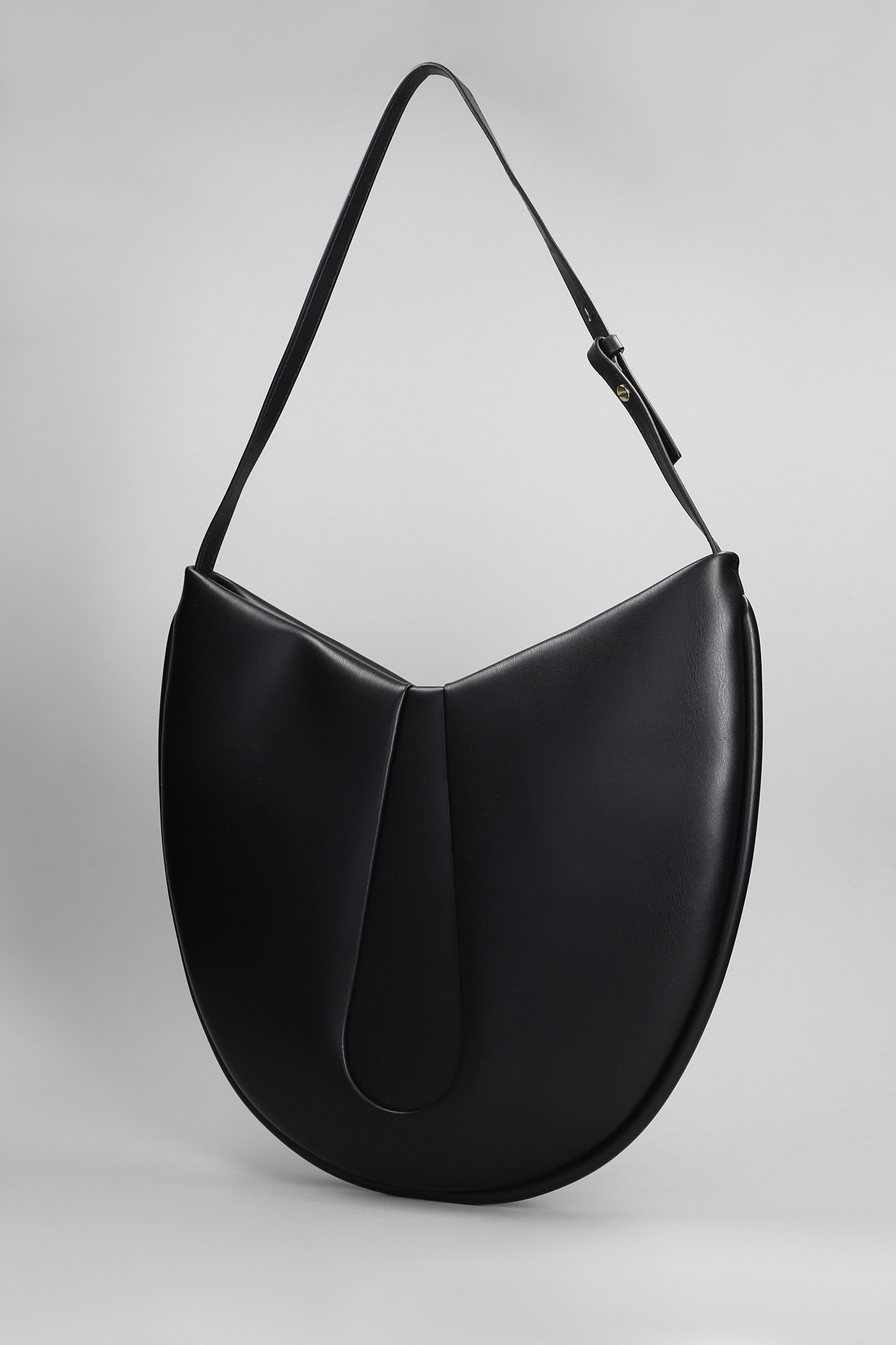 Shop Themoirè Tike Vegan Shoulder Bag In Black Faux Leather