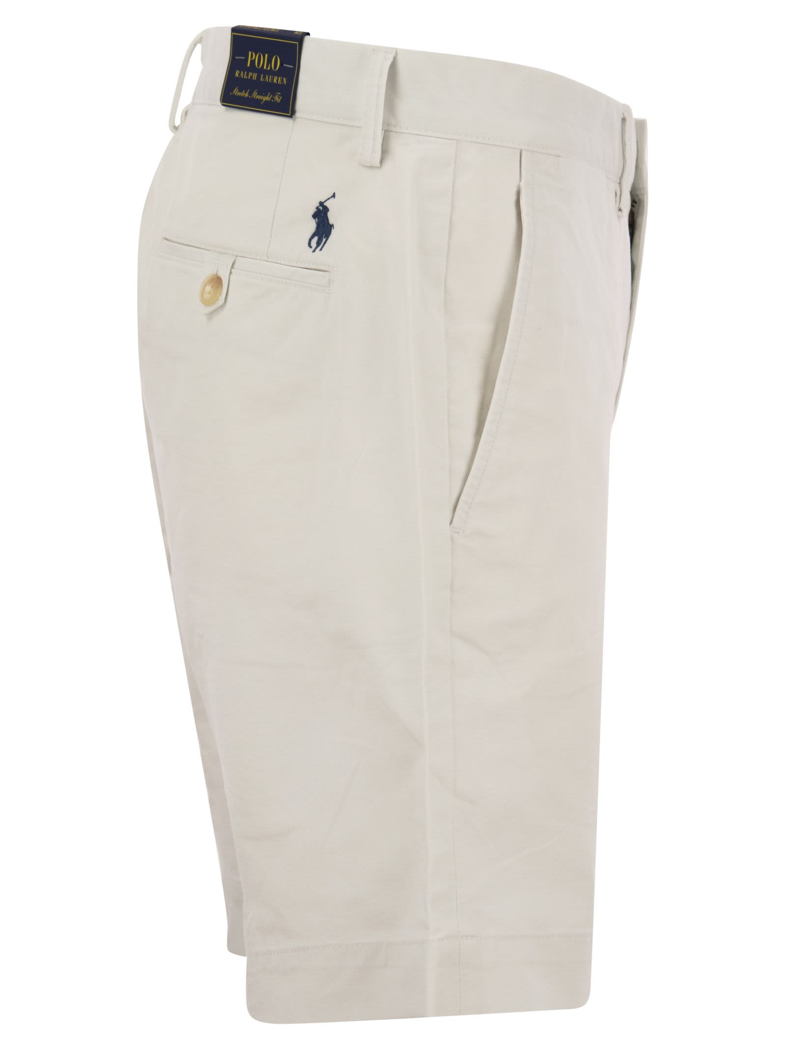 Shop Polo Ralph Lauren Stretch Classic Fit Chino Short In White