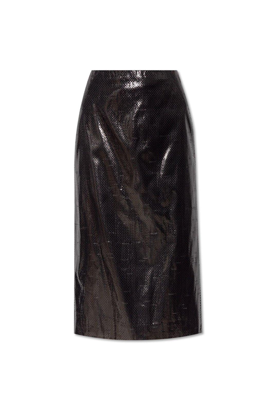 Tarpaulin Pencil Skirt