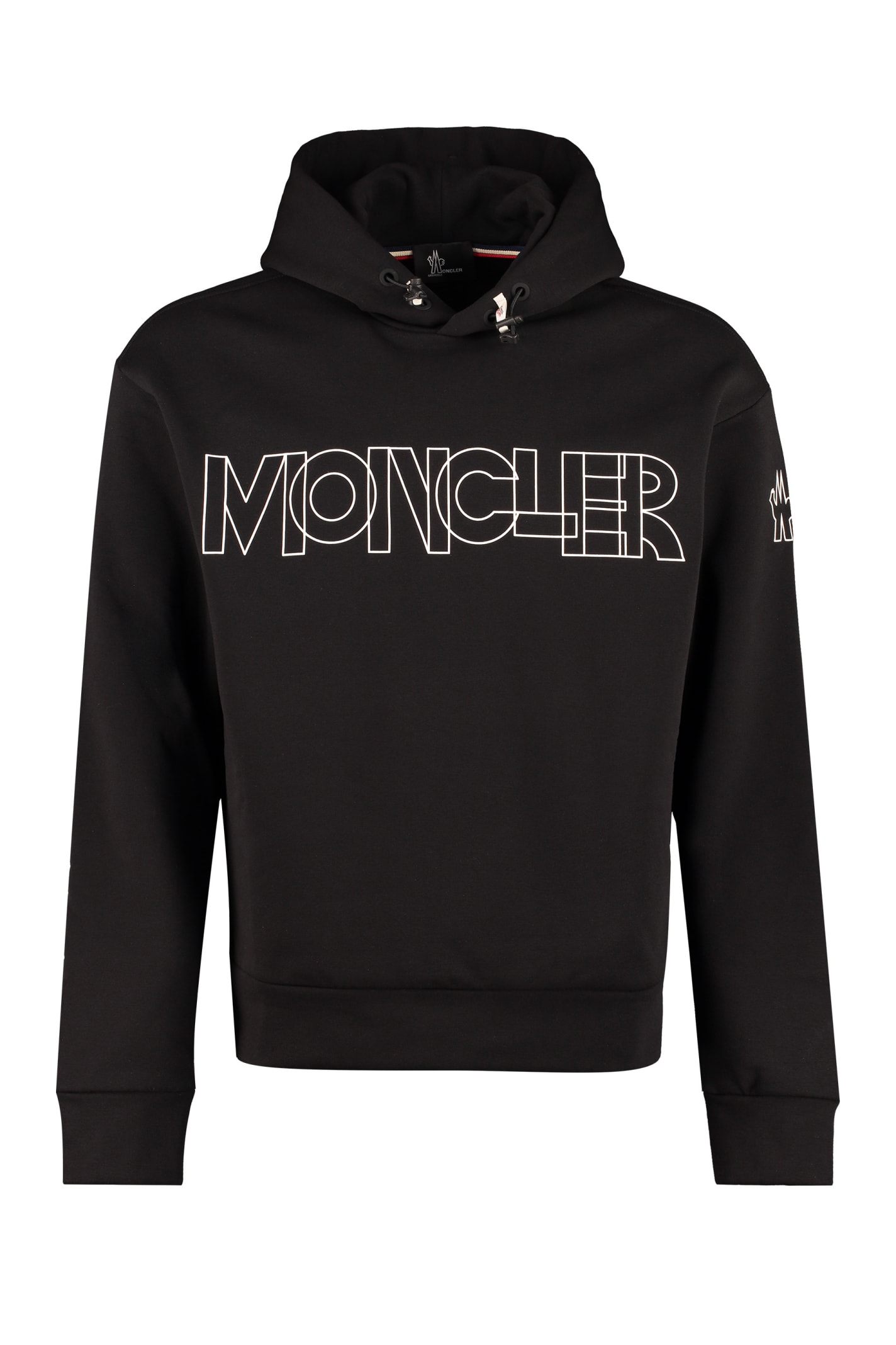 Click to view more detailed imagery on our partner's website Moncler Grenoble Printed Hoodie In Black