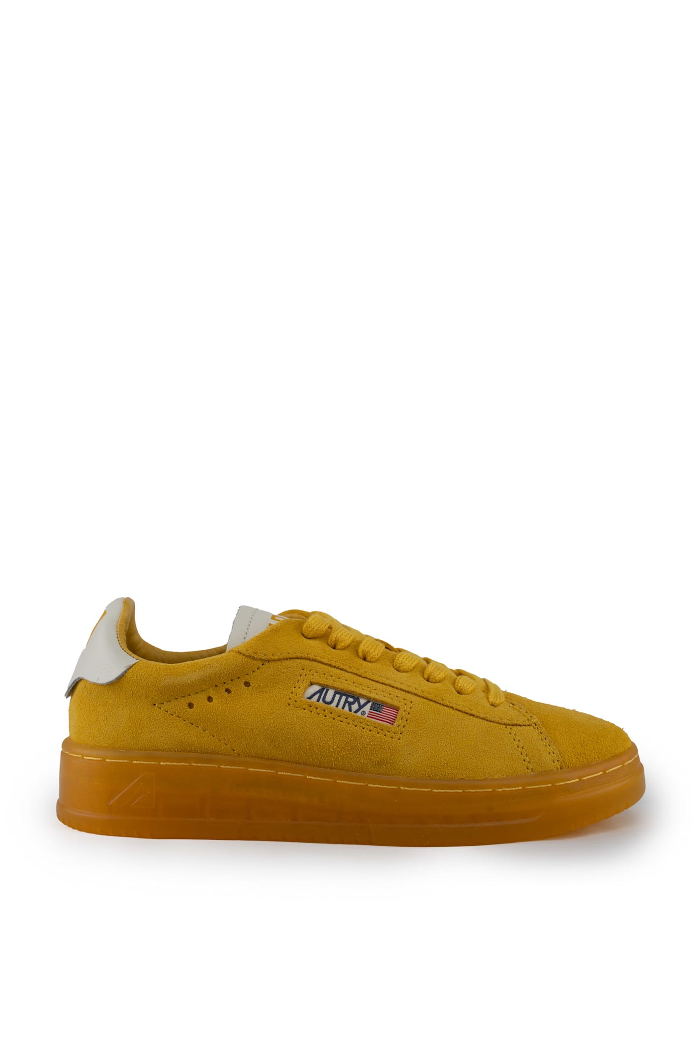 Autry Dallas Low Sneakers In Suede In Suede/leat Bumb/marsh