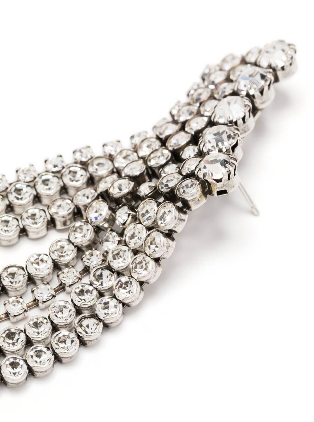 Isabel Marant A Wild Shore Crystal-embellished Earrings In Metallic