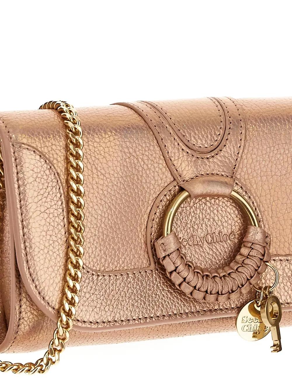 Shop See By Chloé Leather Crossbody Bag In Golden