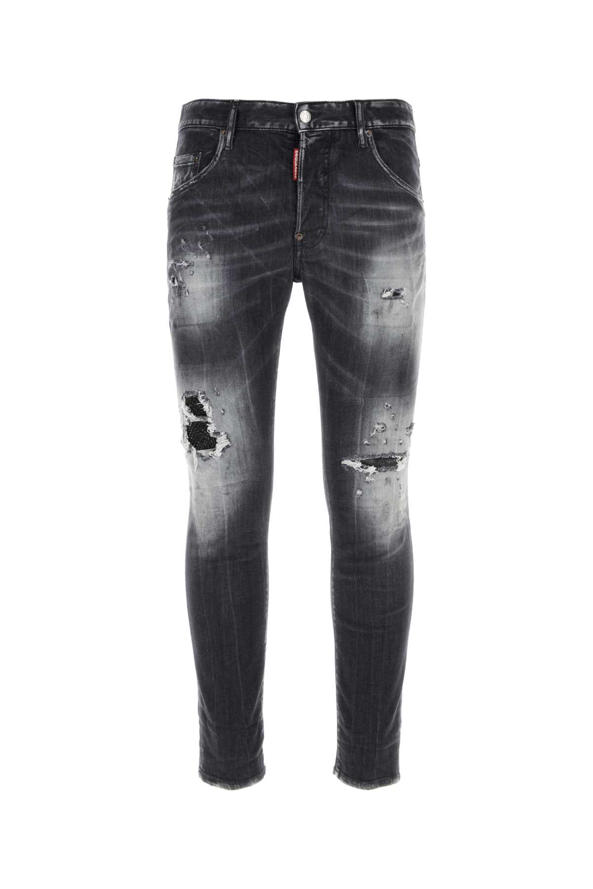 Dsquared2 Black Stretch Denim Jeans