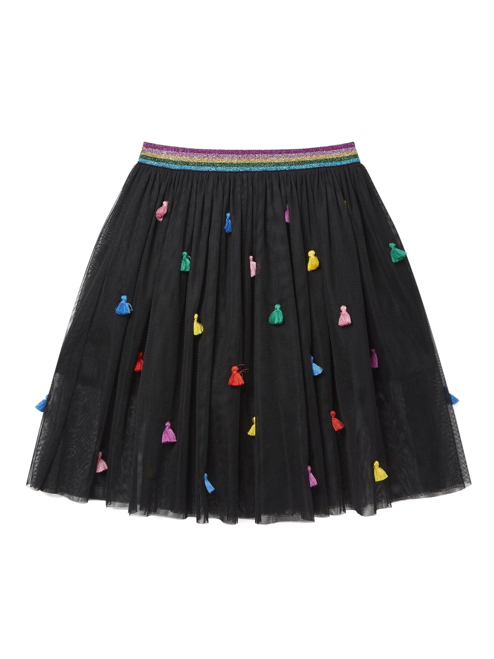 Stella McCartney Kids Tassels Tulle Skirt
