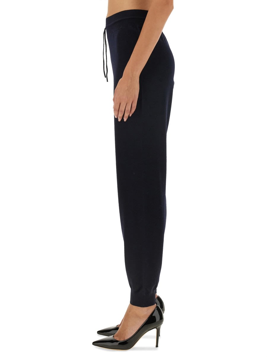 Shop Fabiana Filippi Wool Jogging Pants In Blue