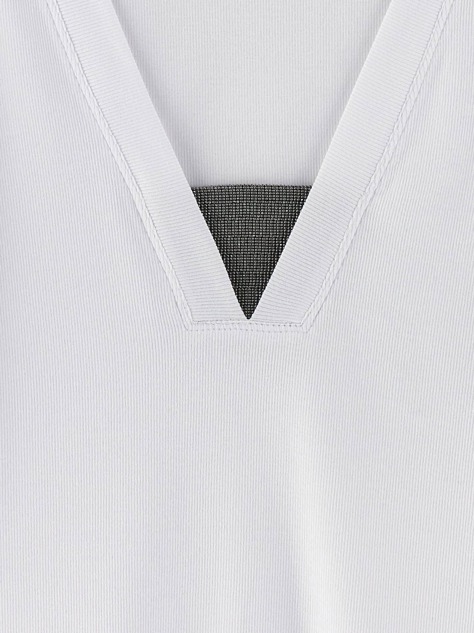 Shop Brunello Cucinelli Monile T-shirt In White