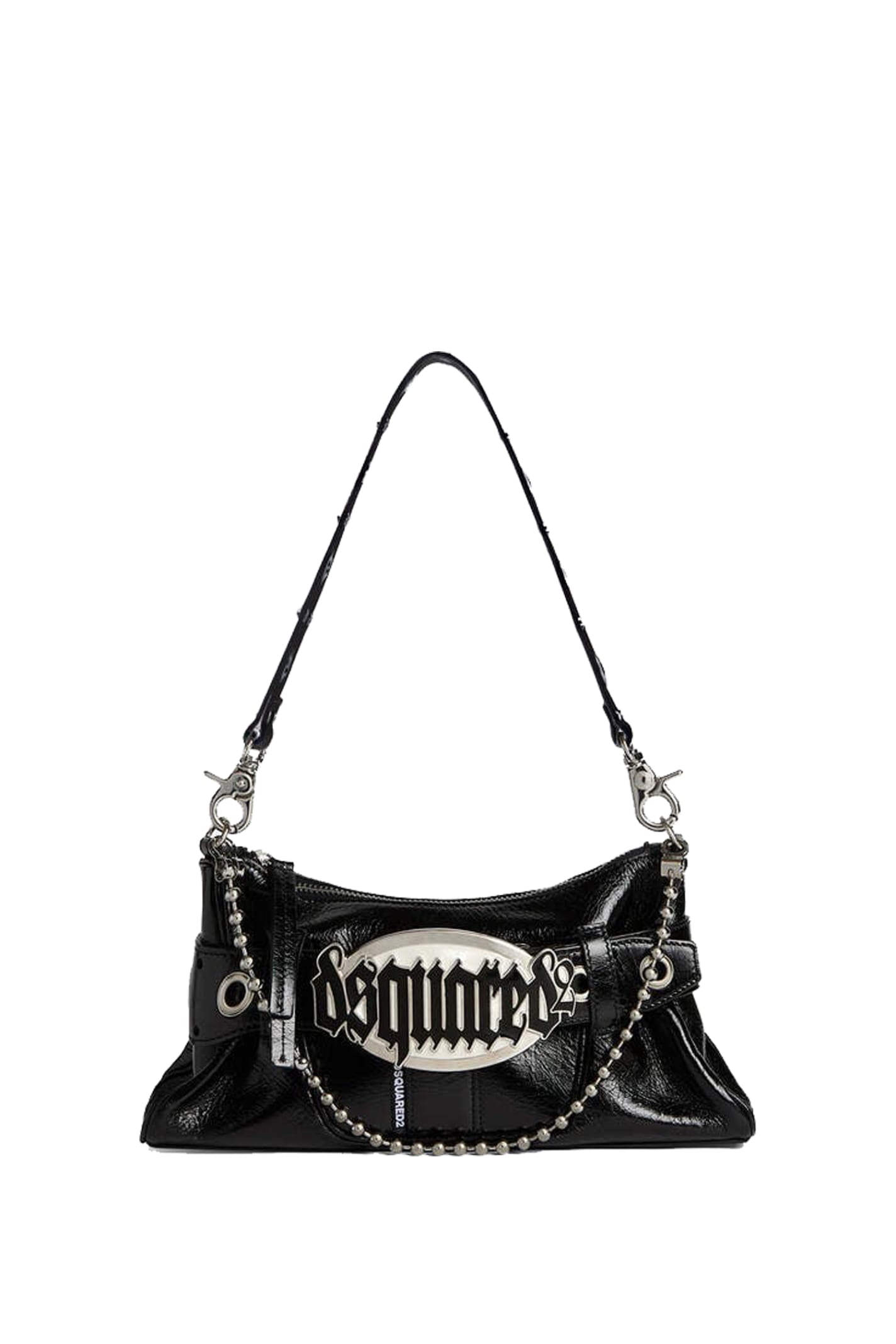 Shop Dsquared2 Gothic Shoulder Bag In Black